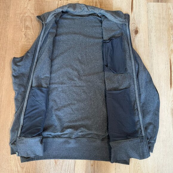 Lululemon Kung Fu Jacket II Heathered Dark Slate Sz L - Picture 5 of 13